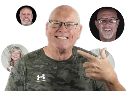 Smiling dental implant patient showcasing successful All-on-4 treatment results and renewed confidence.